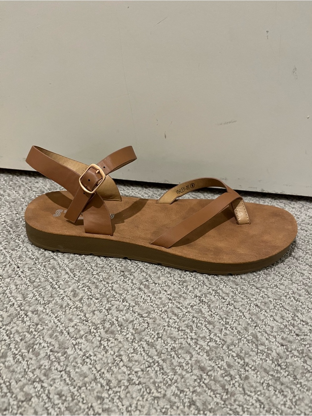 Everyday Strappy Ankle Sandal in Tan